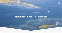 Desktop Screenshot of detsydfynskeoehav.dk
